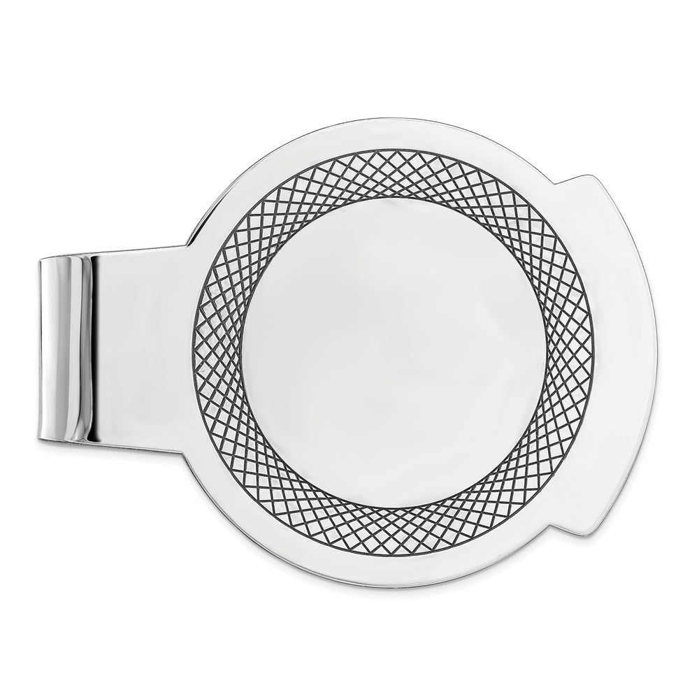 Solid;Polished;Engravable;Sterling silver
