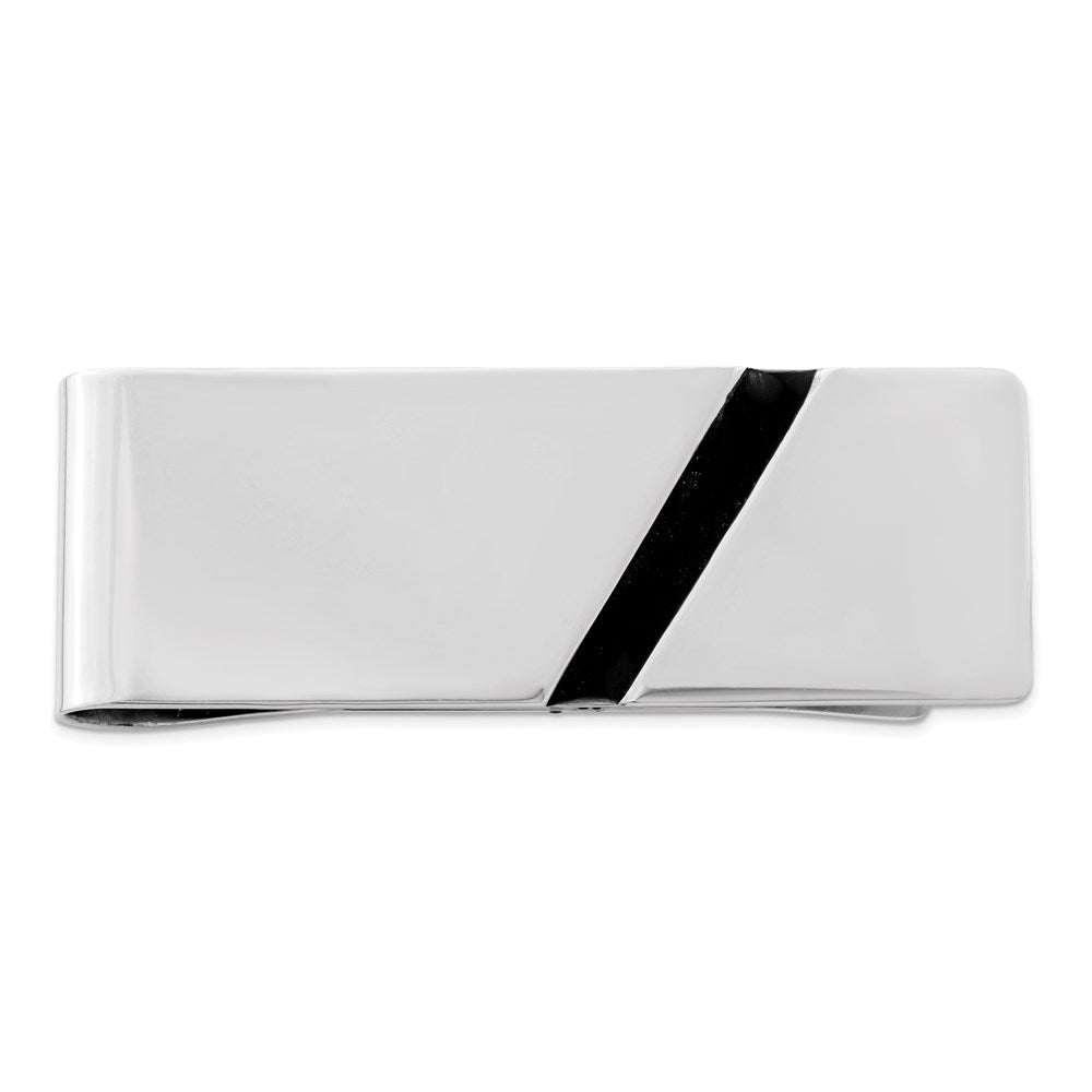 Solid;Polished;Engravable;Enamel;Sterling silver