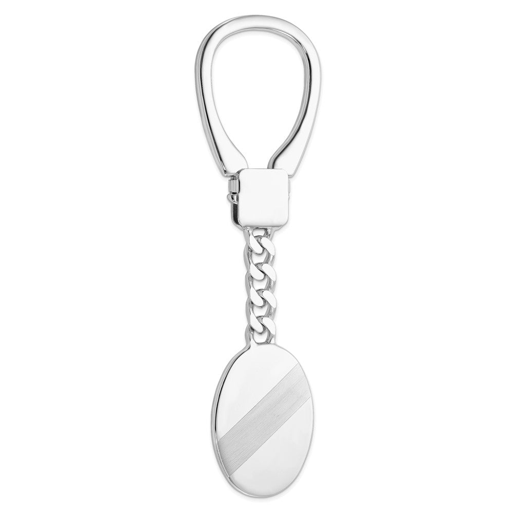 Solid;Engravable;Sterling silver;Polished & satin