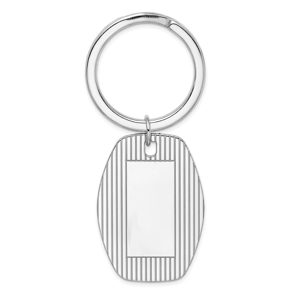 Solid;Polished;Engravable;Sterling silver;Textured