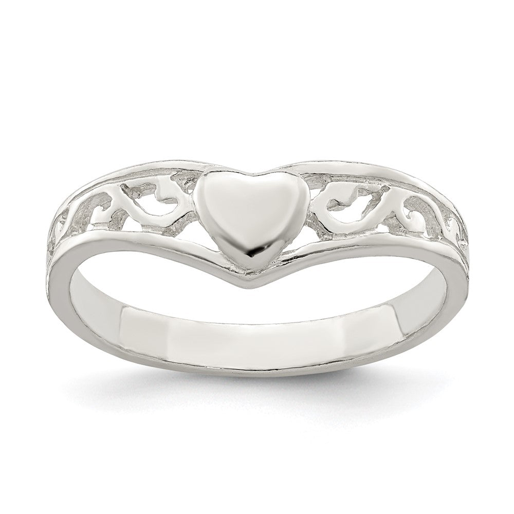 Solid;Casted;Polished;Sterling silver