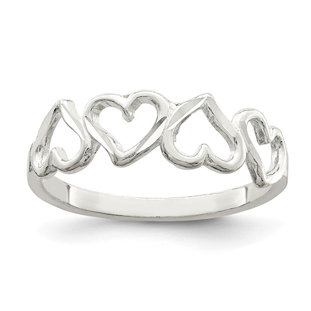 Solid;Casted;Polished;Sterling silver