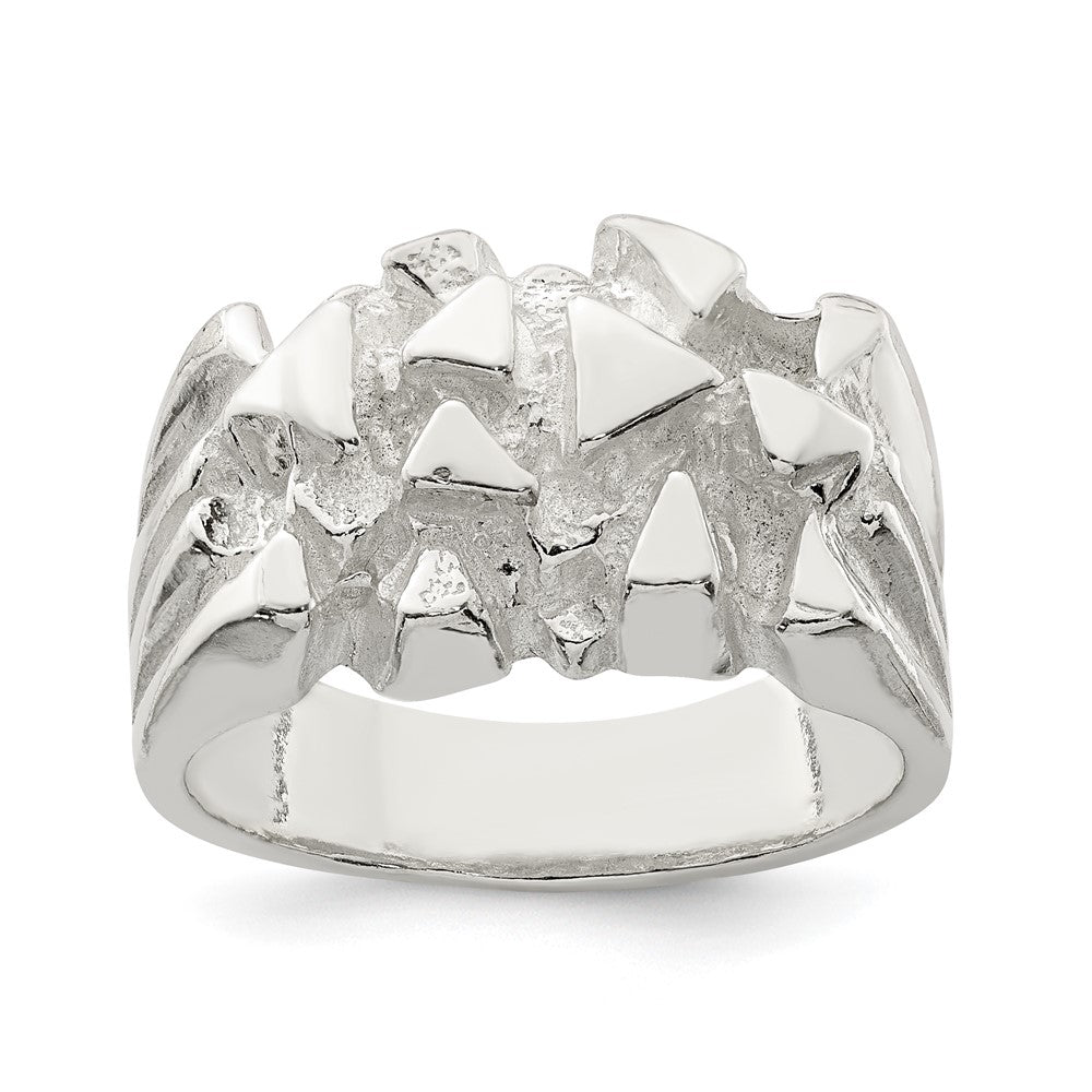Polished;Sterling silver