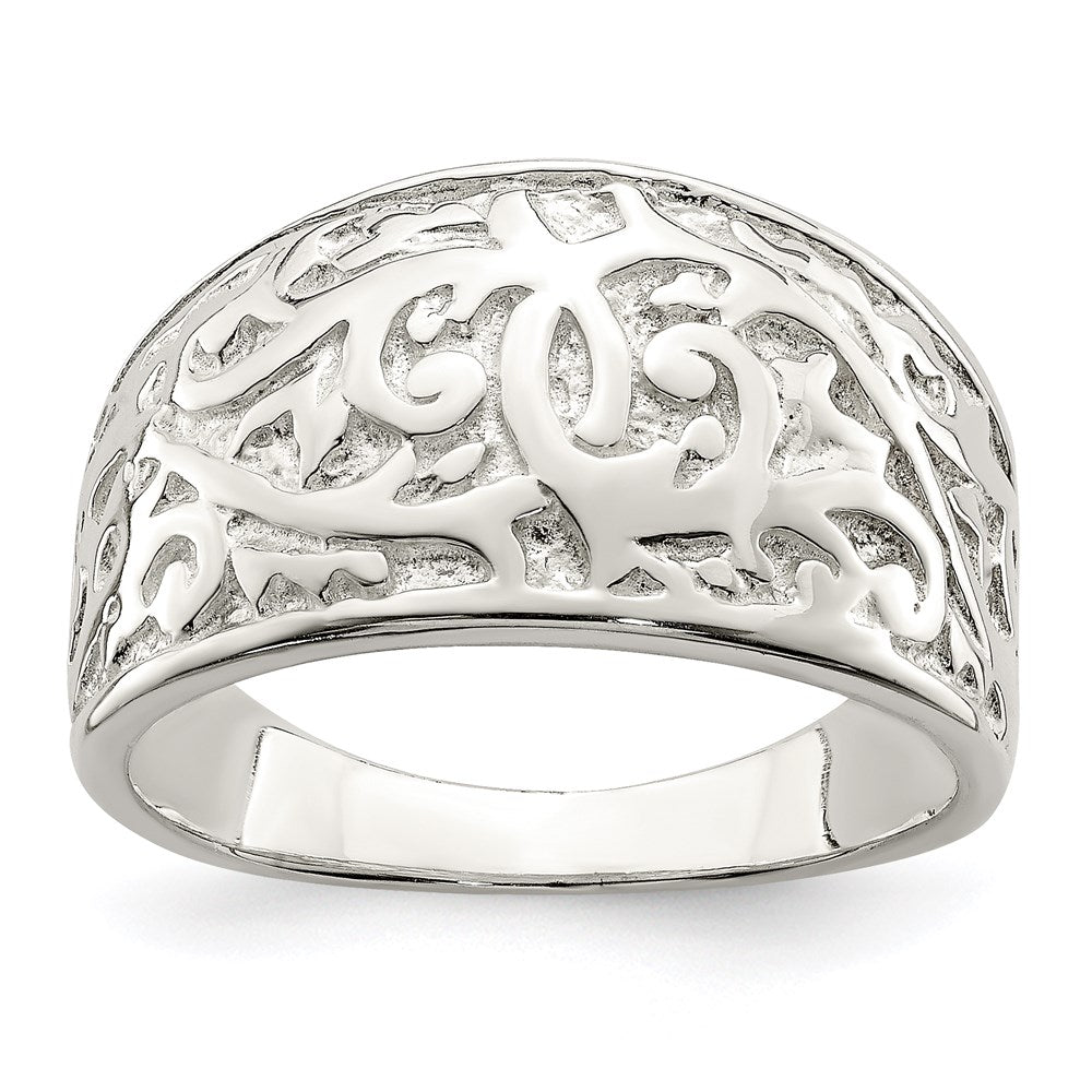 Solid;Casted;Polished;Sterling silver