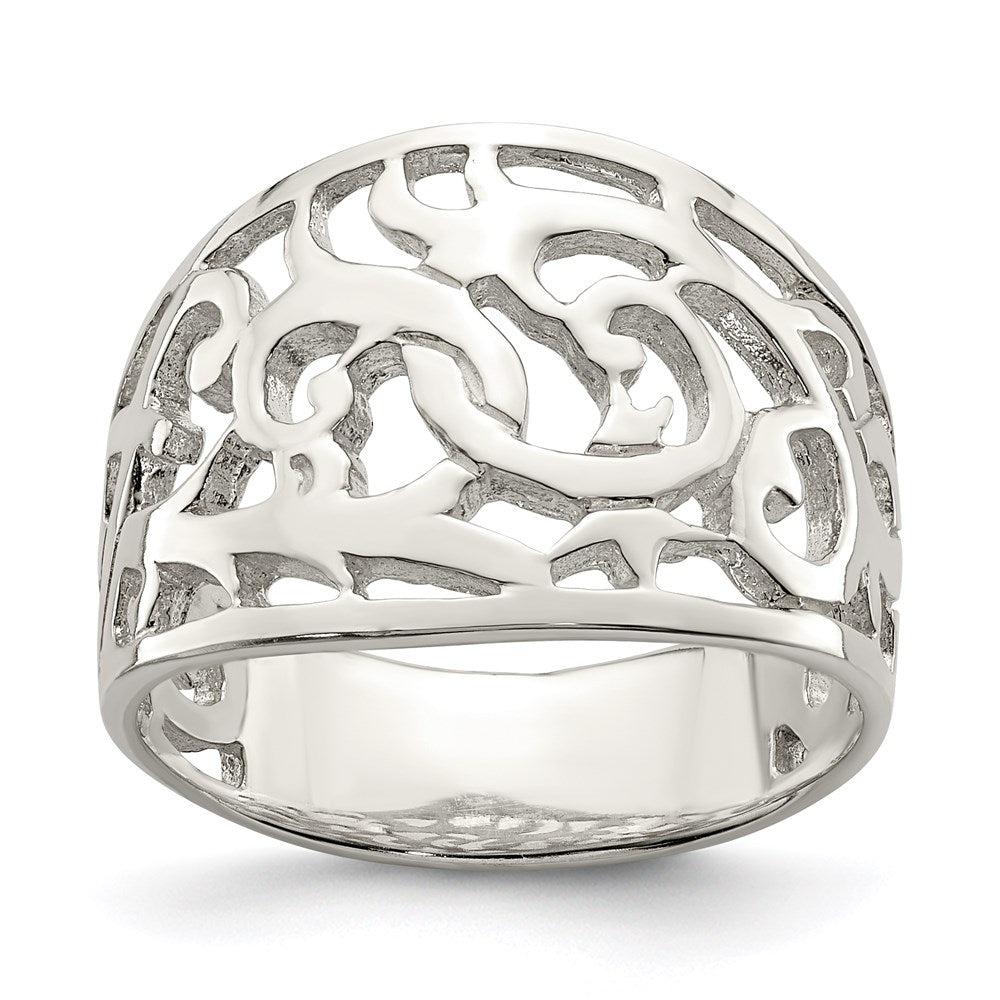 Solid;Casted;Polished;Sterling silver