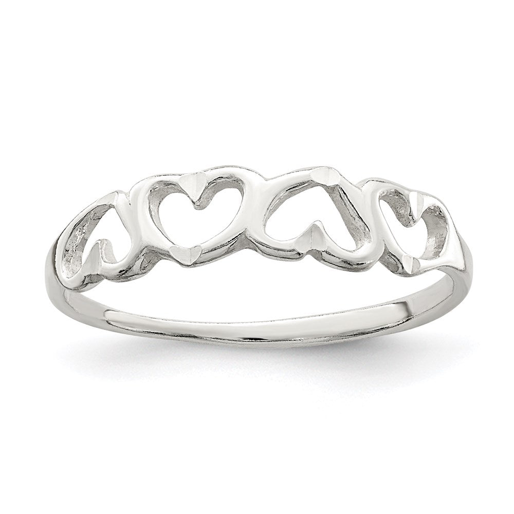 Solid;Casted;Polished;Sterling silver