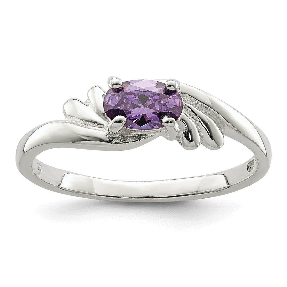 Polished;Polished back;Sterling silver;CZ