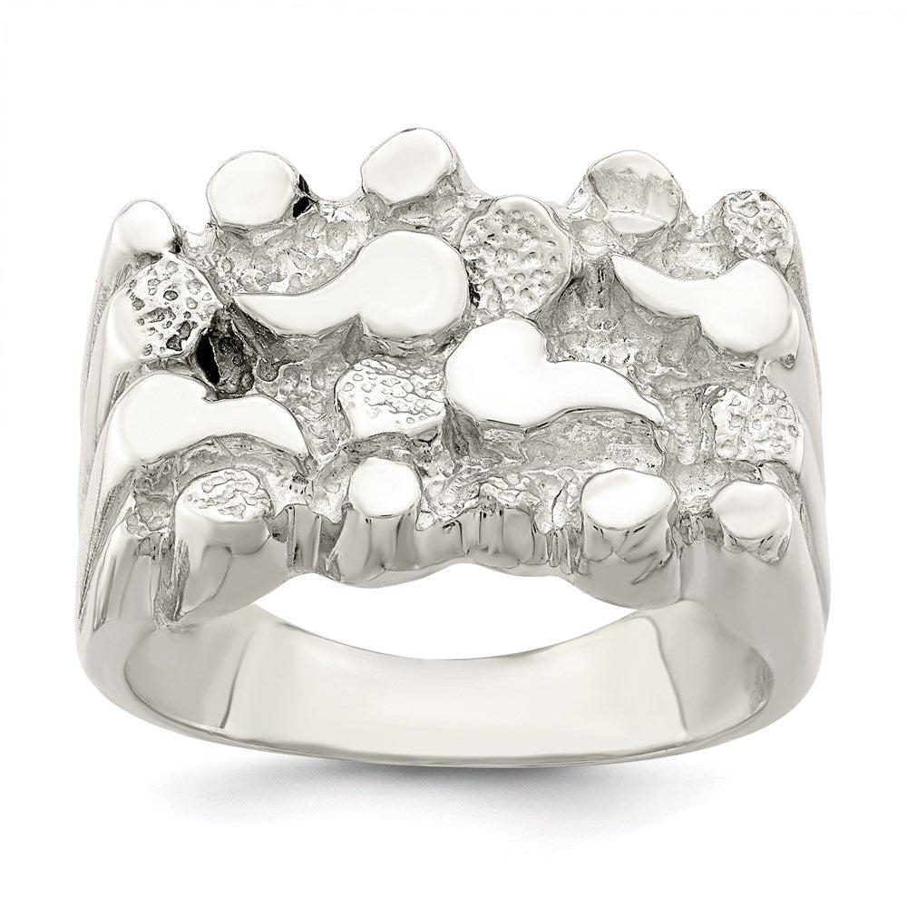 Polished;Sterling silver