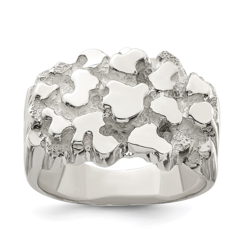 Polished;Sterling silver