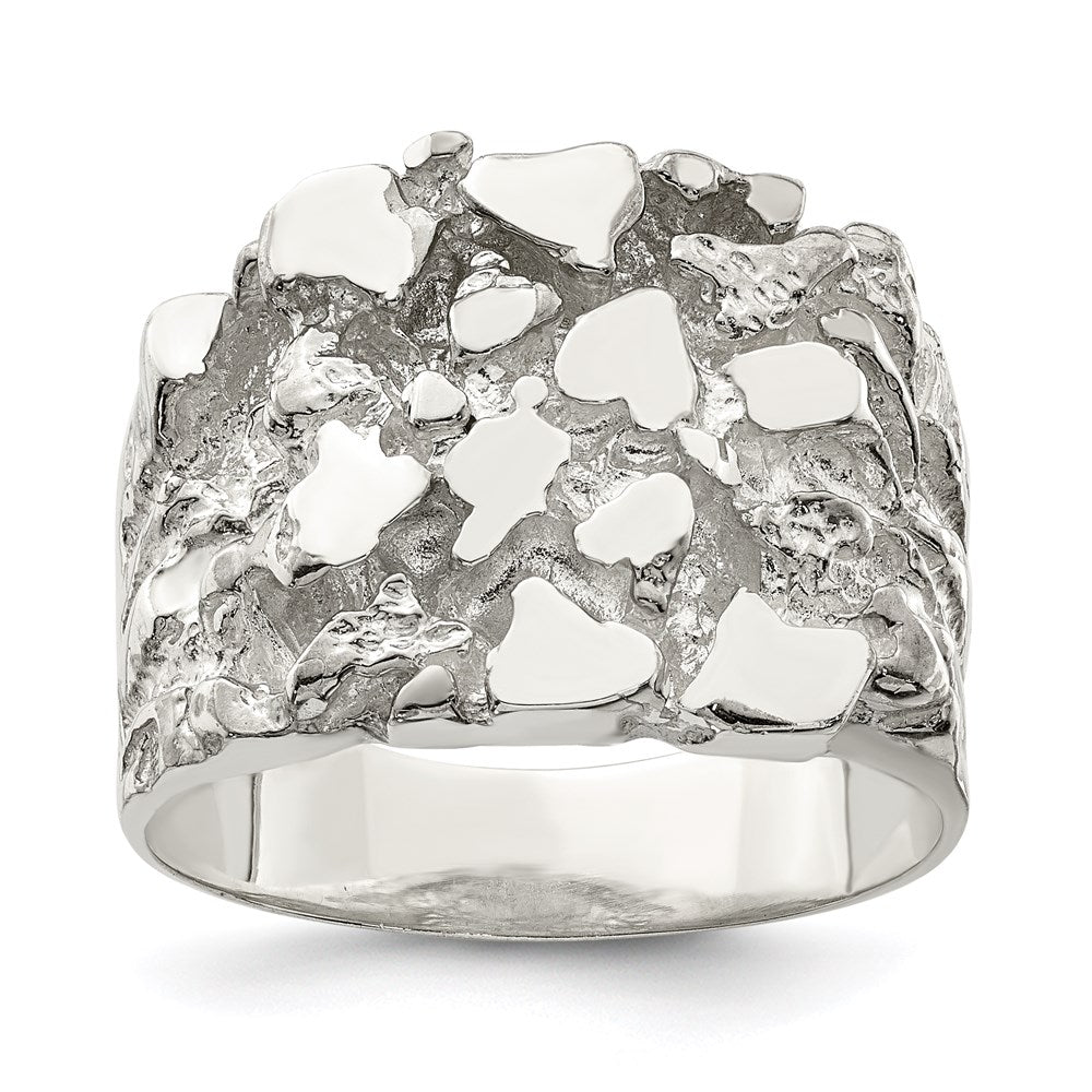 Polished;Sterling silver