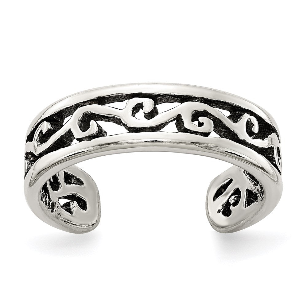 Solid;Casted;Antique finish;Sterling silver