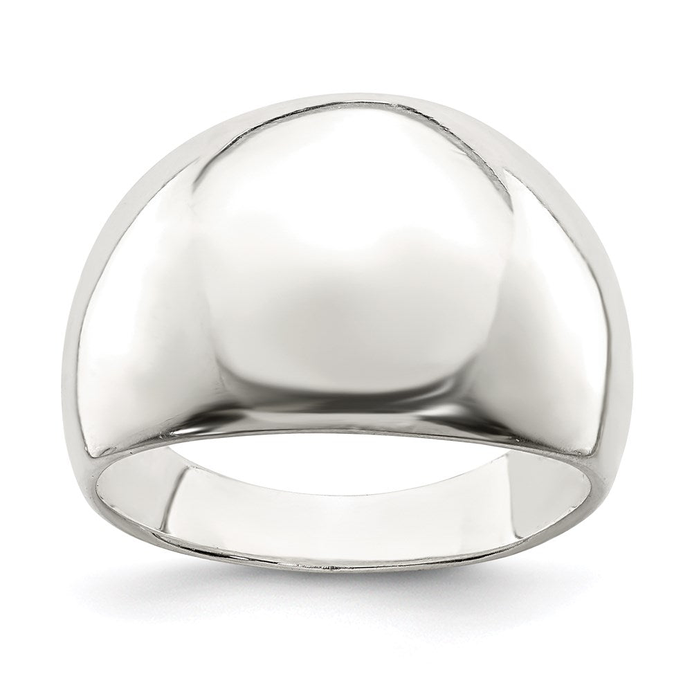 Casted;Polished;Engravable;Sterling silver