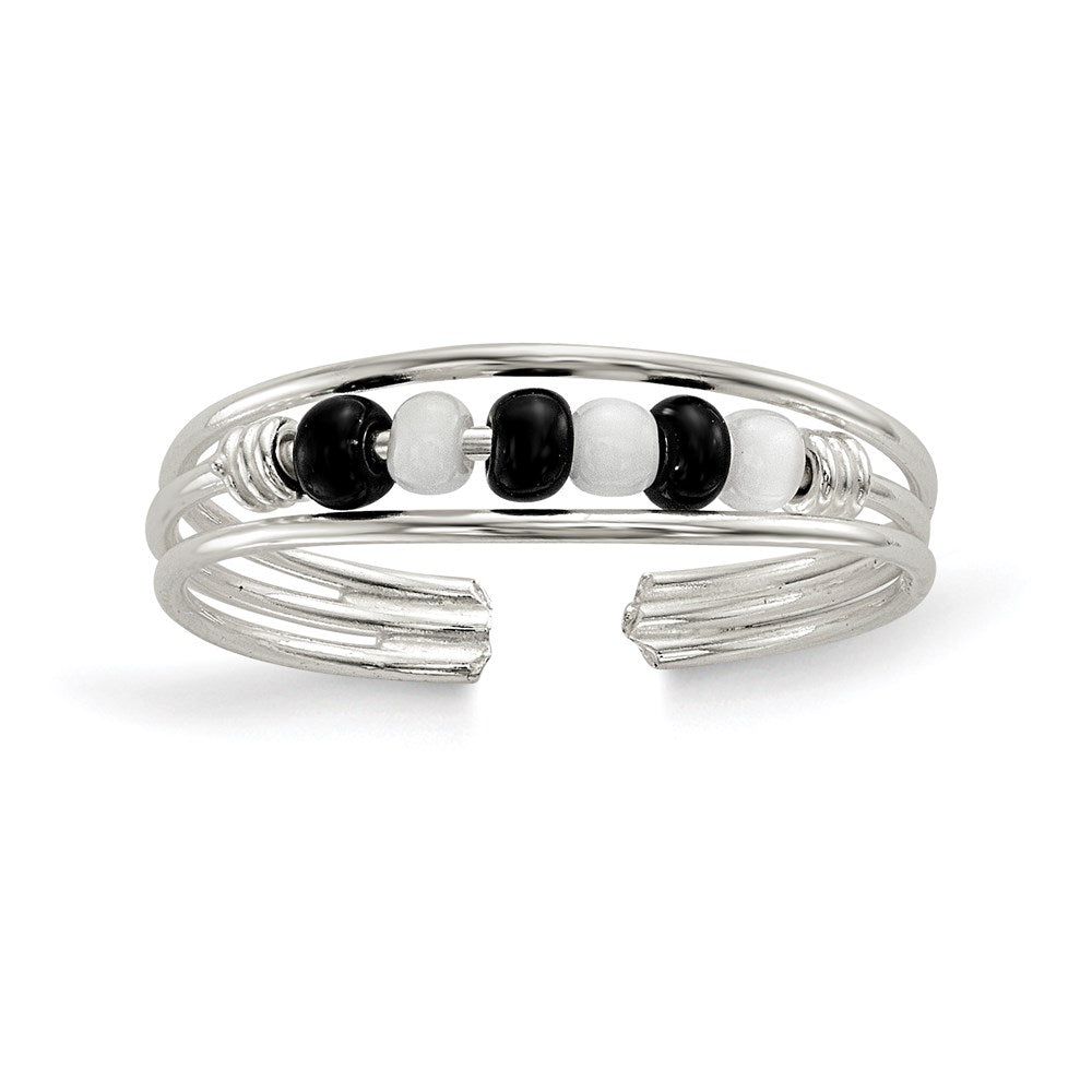 Solid;Casted;Sterling silver;Beaded