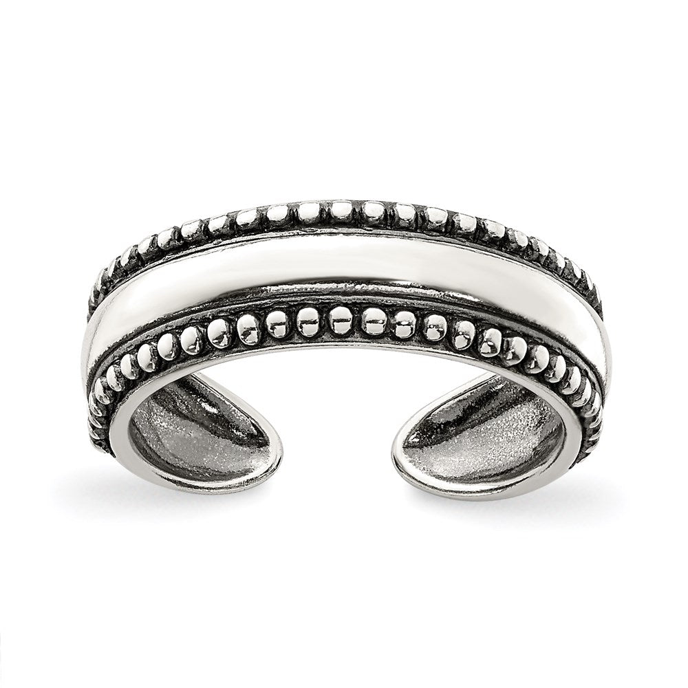 Solid;Casted;Antique finish;Sterling silver
