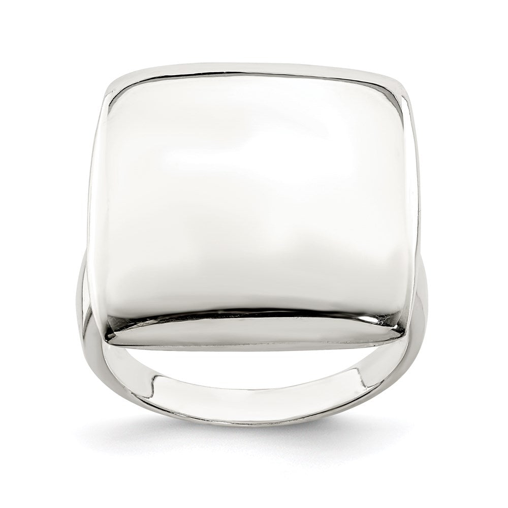 Solid;Casted;Engravable;Sterling silver