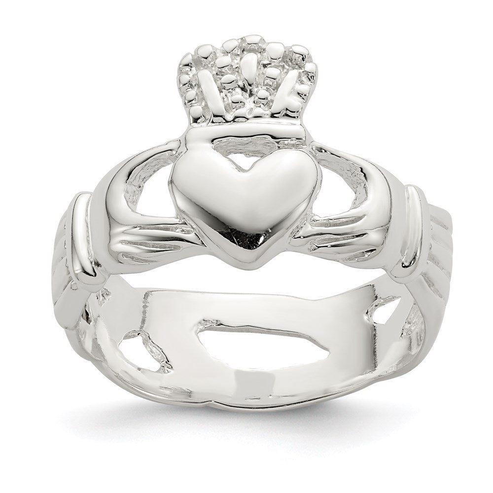 Solid;Casted;Polished;Sterling silver