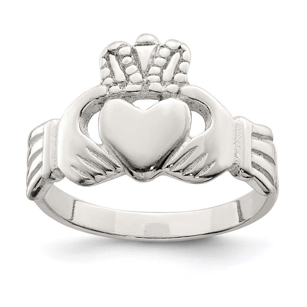 Solid;Casted;Polished;Sterling silver