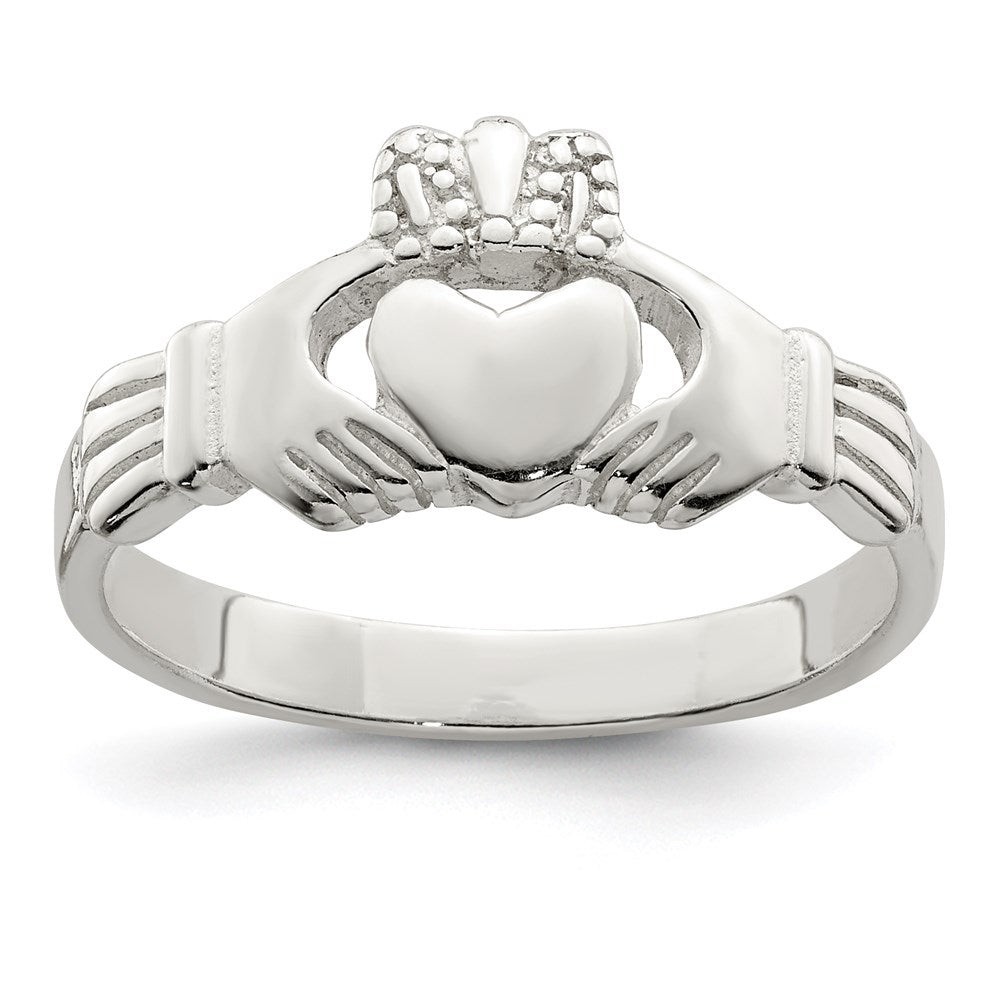 Solid;Casted;Polished;Sterling silver
