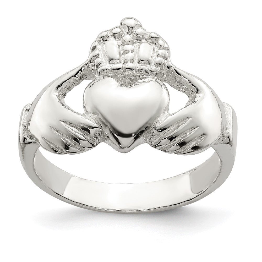 Solid;Casted;Polished;Sterling silver