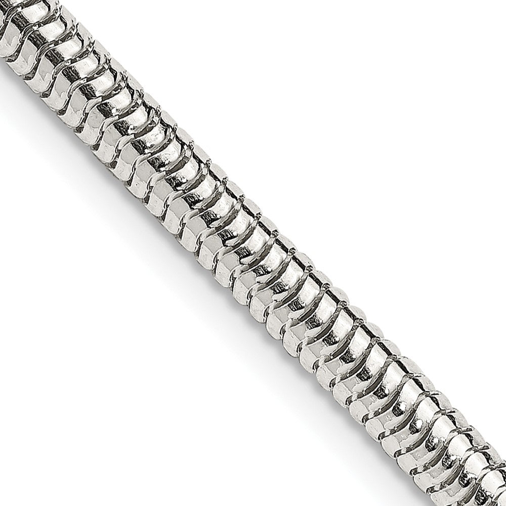 Polished;Lobster;Sterling silver;Round;Snake Chain
