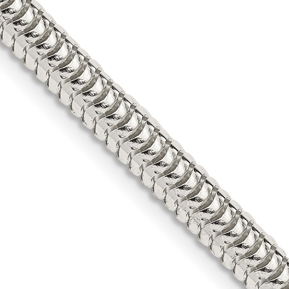 Polished;Lobster;Sterling silver;Round;Snake Chain