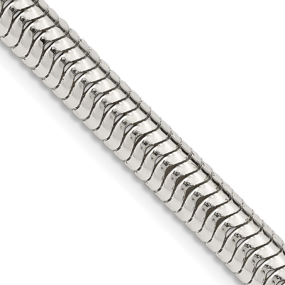 Polished;Lobster;Sterling silver;Round;Snake Chain