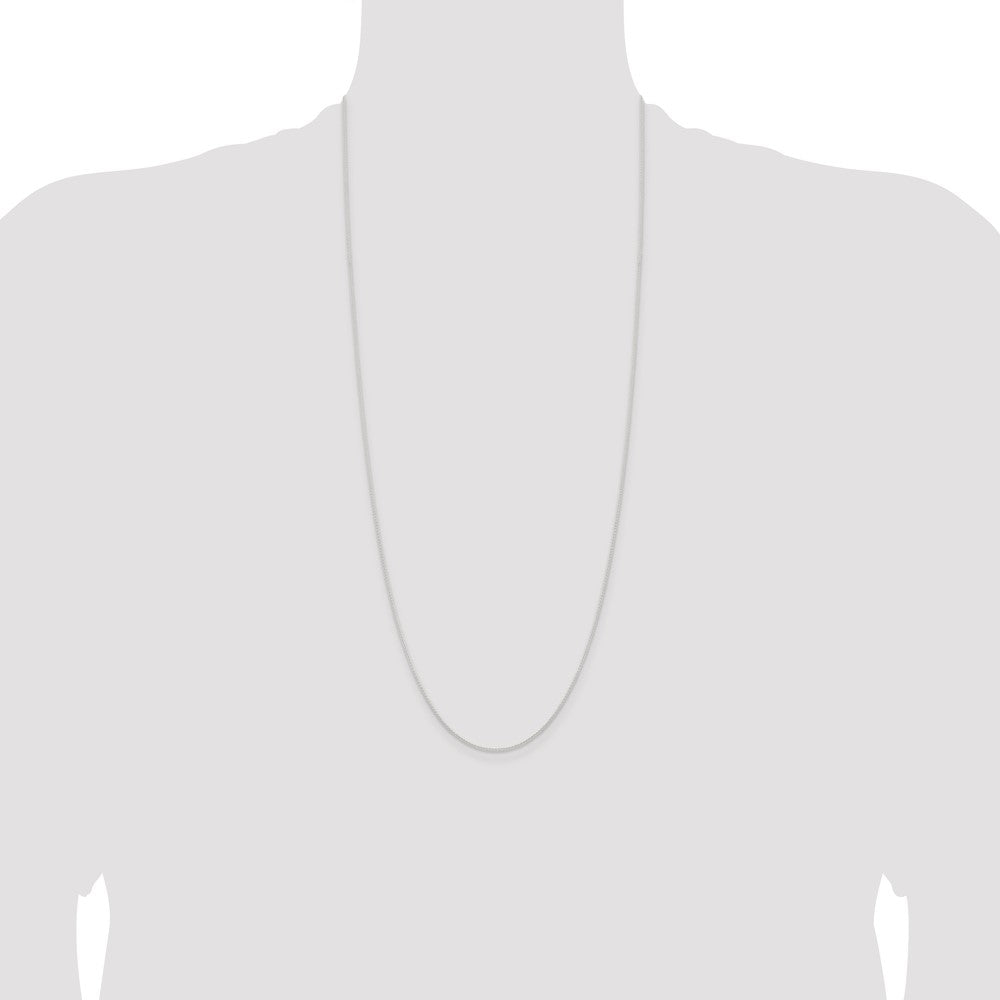 Sterling Silver 1mm Round Spiga Chain
