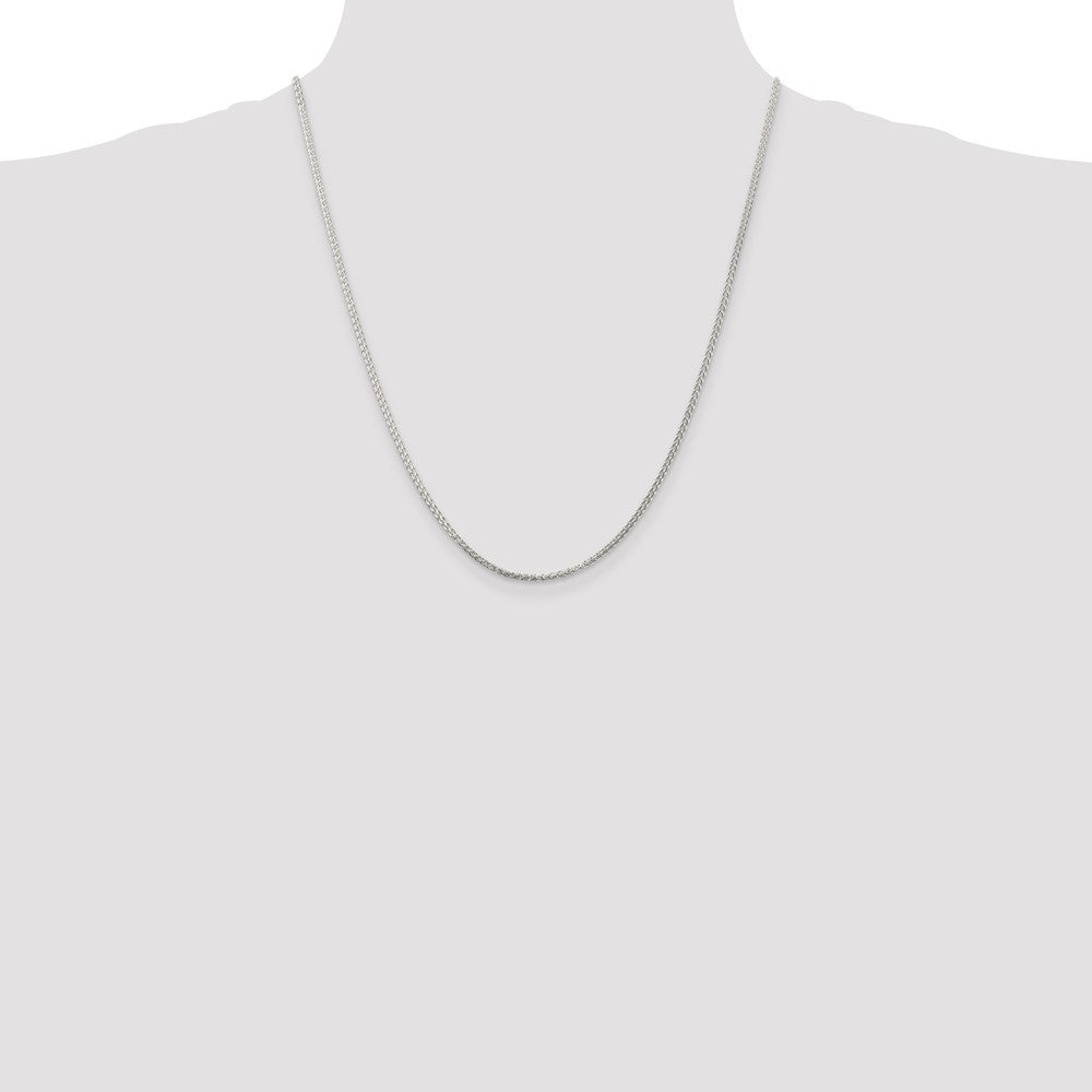 Sterling Silver 1.75mm Round Spiga Chain