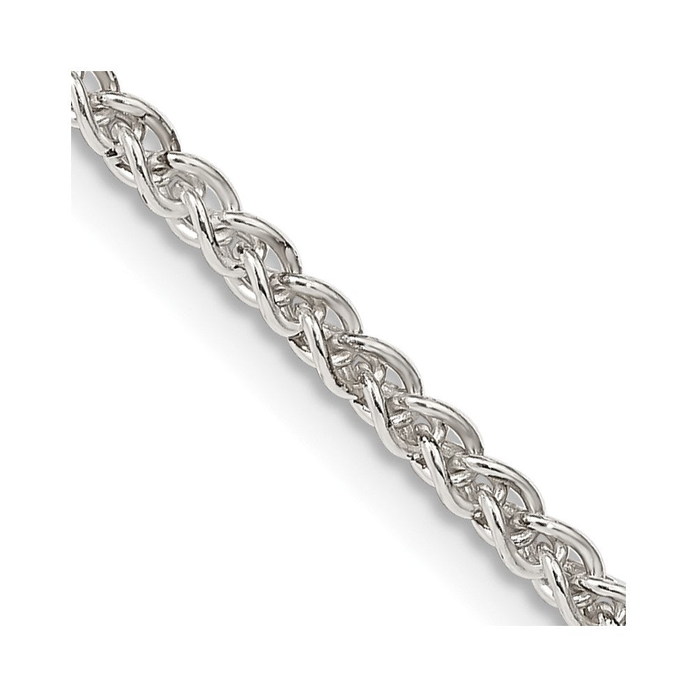 Solid;Polished;Lobster;Sterling silver;Round