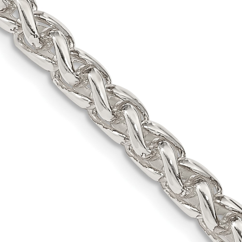 Solid;Polished;Lobster;Sterling silver;Round