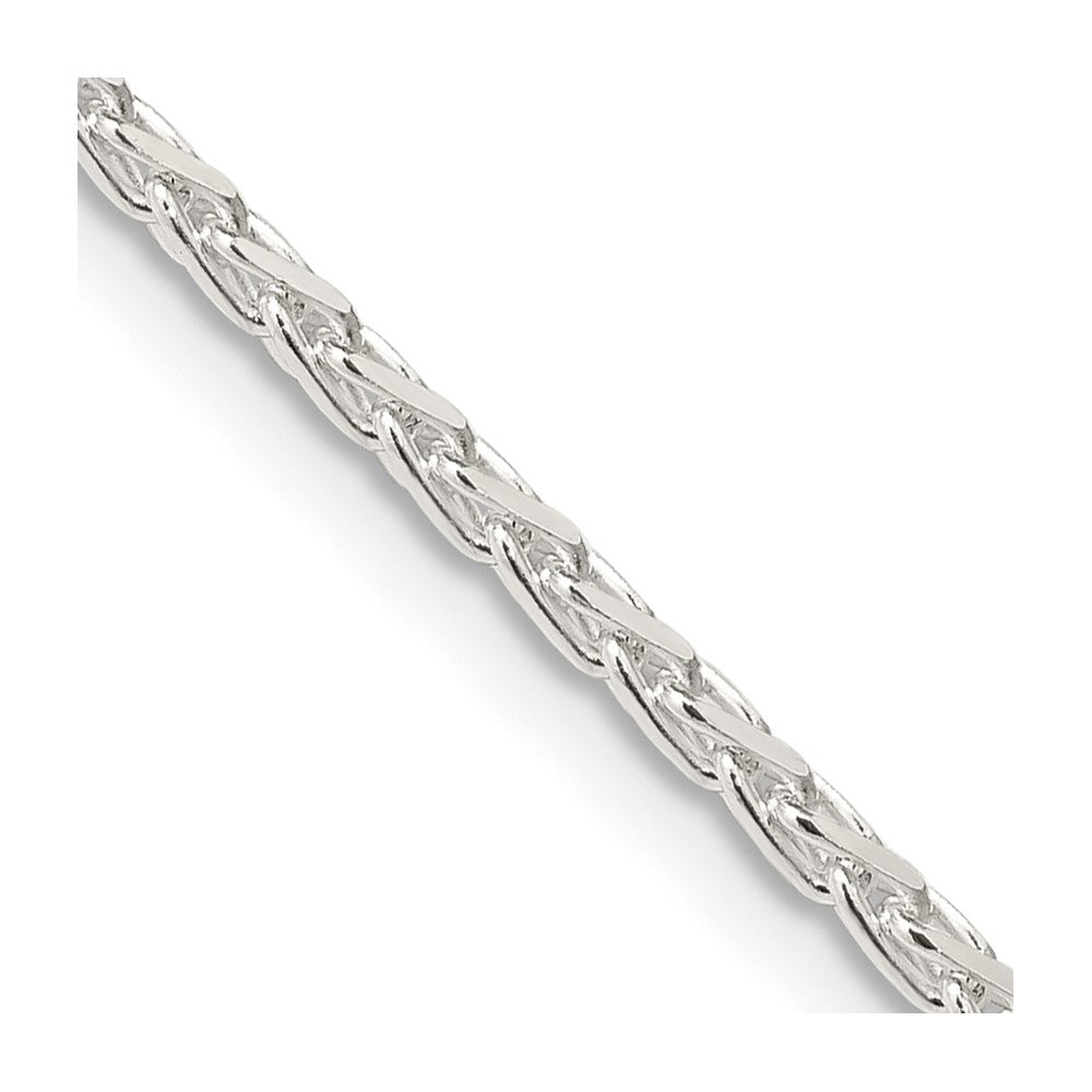 Diamond-cut;Lobster;Sterling silver;Round