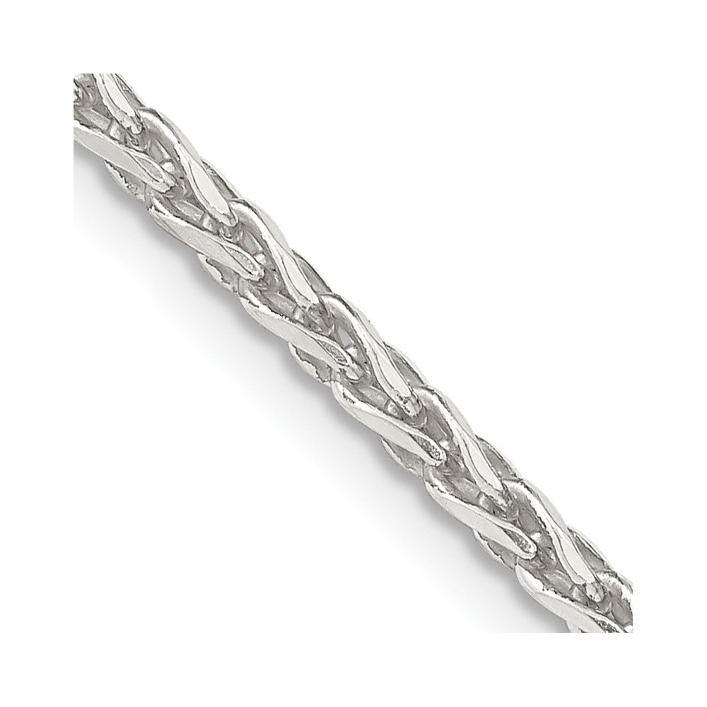 Diamond-cut;Lobster;Sterling silver;Round