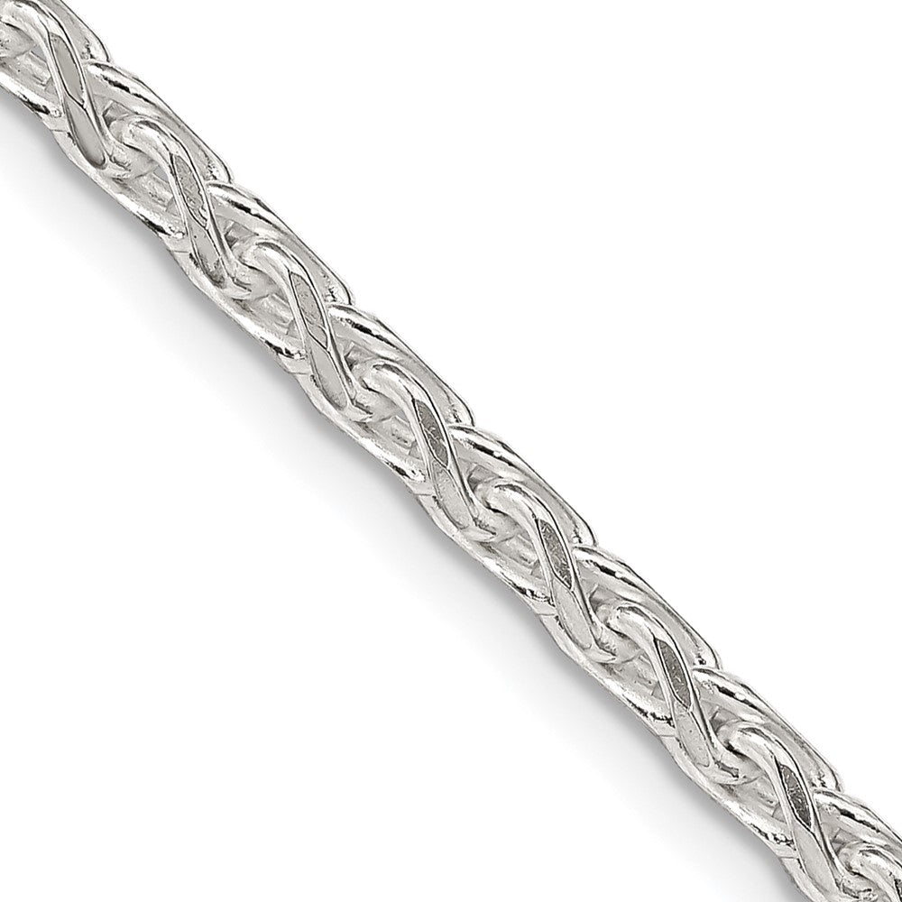 Diamond-cut;Lobster;Sterling silver;Round