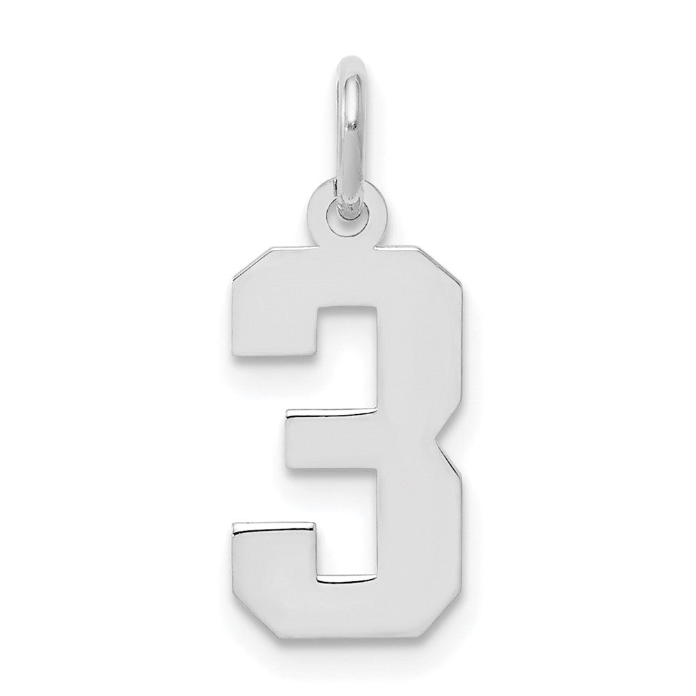 Solid;Casted;Polished;Sterling silver;Fits up to 3mm