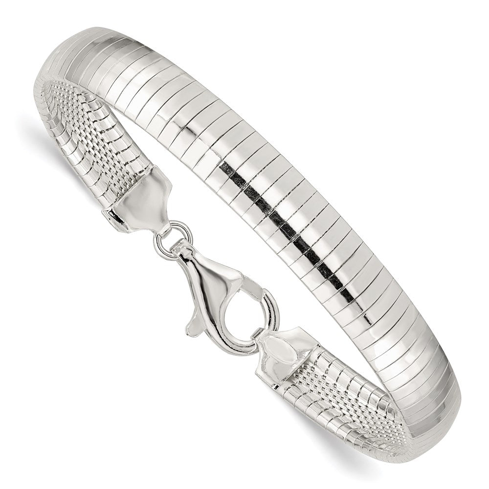 Solid;Casted;Polished;Open back;Sterling silver
