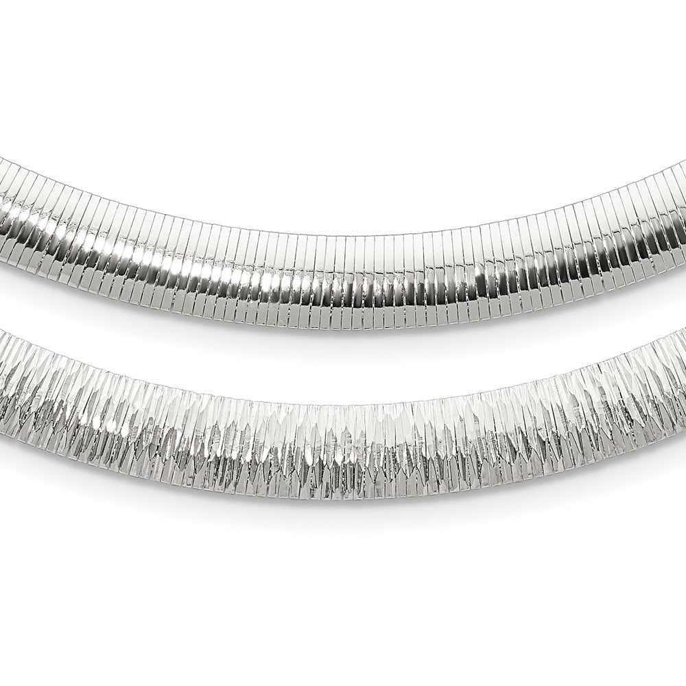 Polished;Lobster;Sterling silver;Diamond Cut