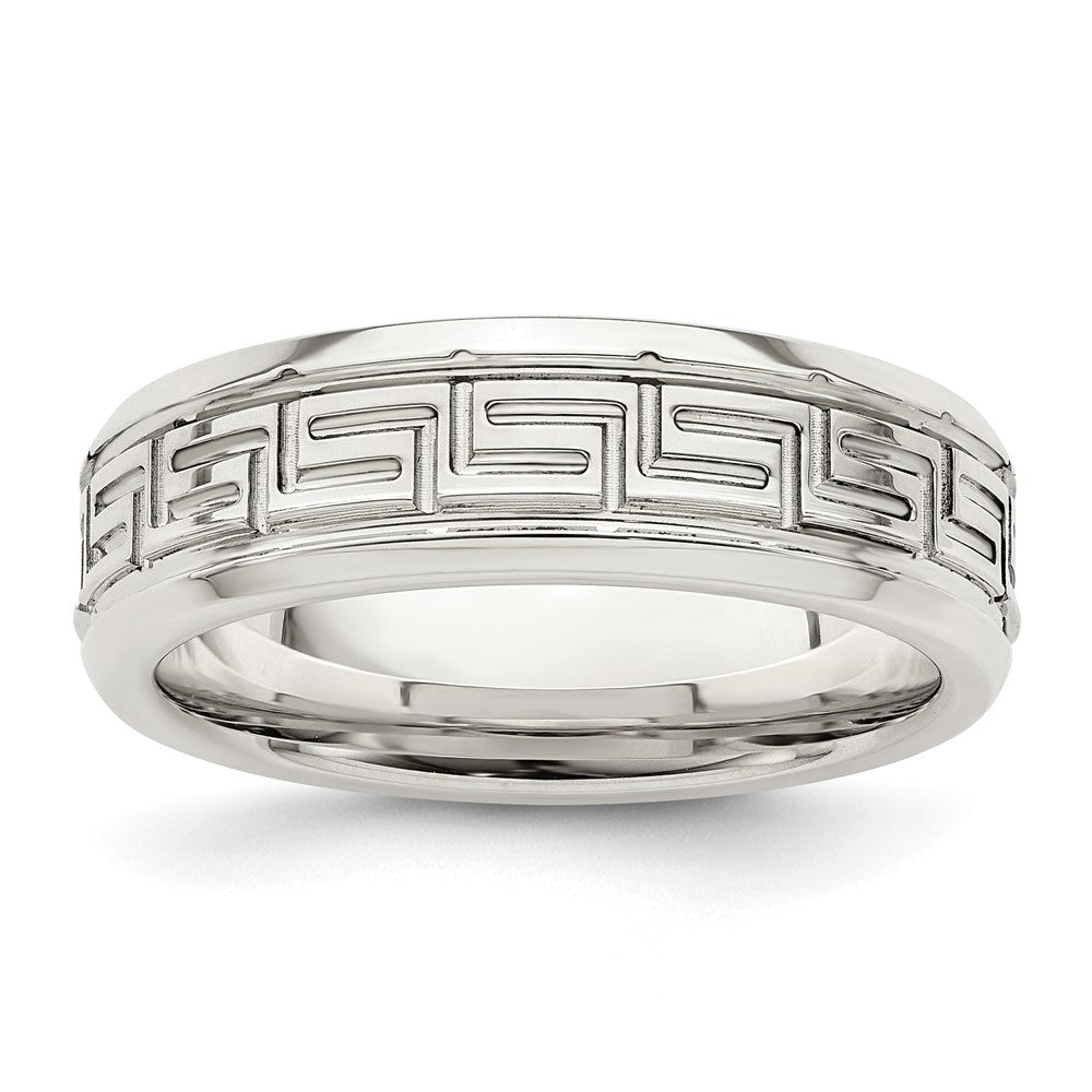 Polished;Engravable;Sterling silver;Beveled Edge