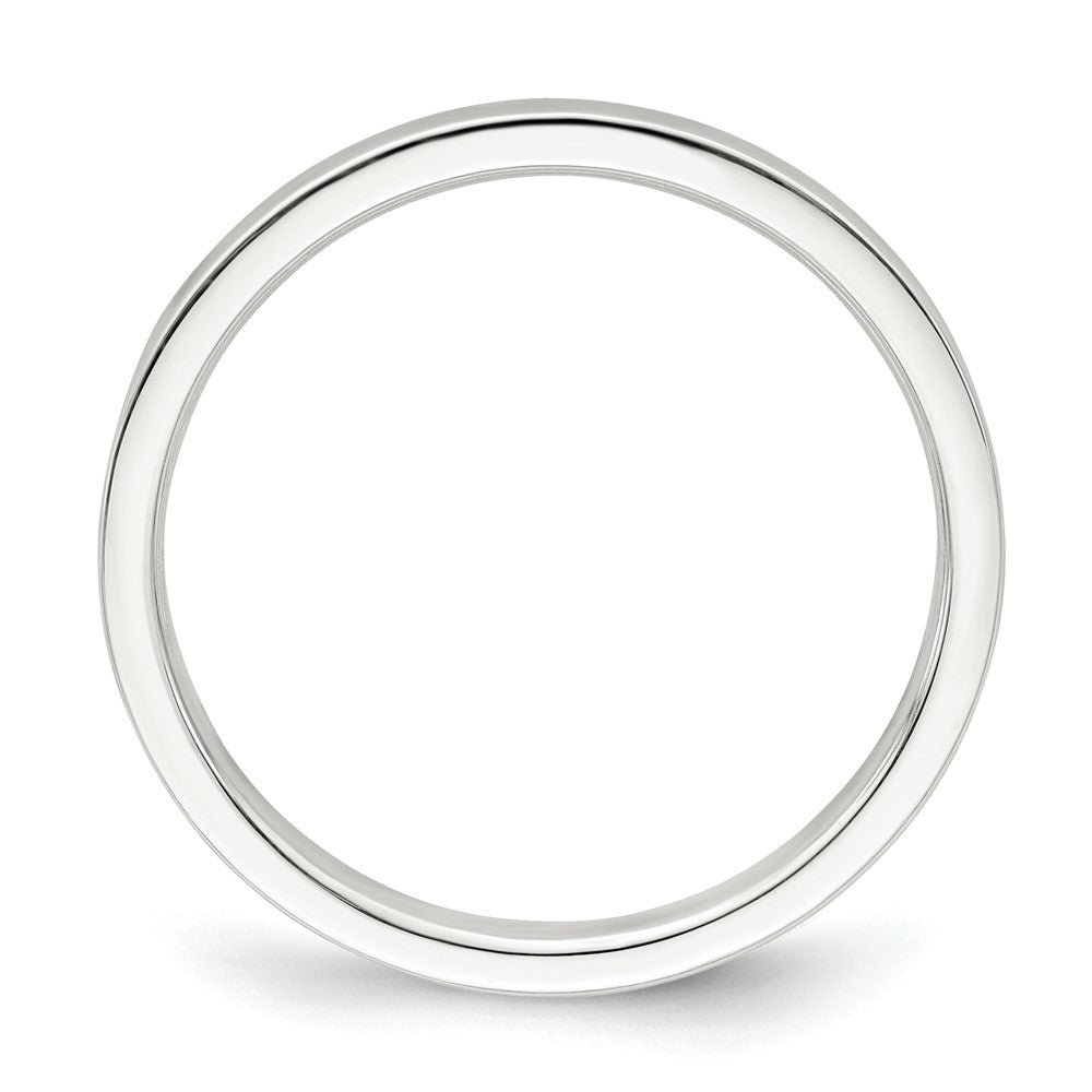 Sterling Silver 2mm Lightweight Flat Size 6.5 Band