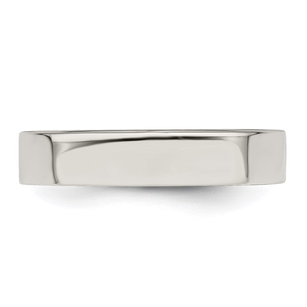 Sterling Silver 4mm Lightweight Flat Size 10 Band