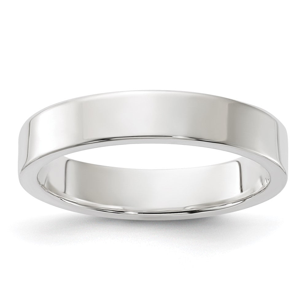Solid;Polished;Engravable;Sterling silver;Lightweight;Flat Band