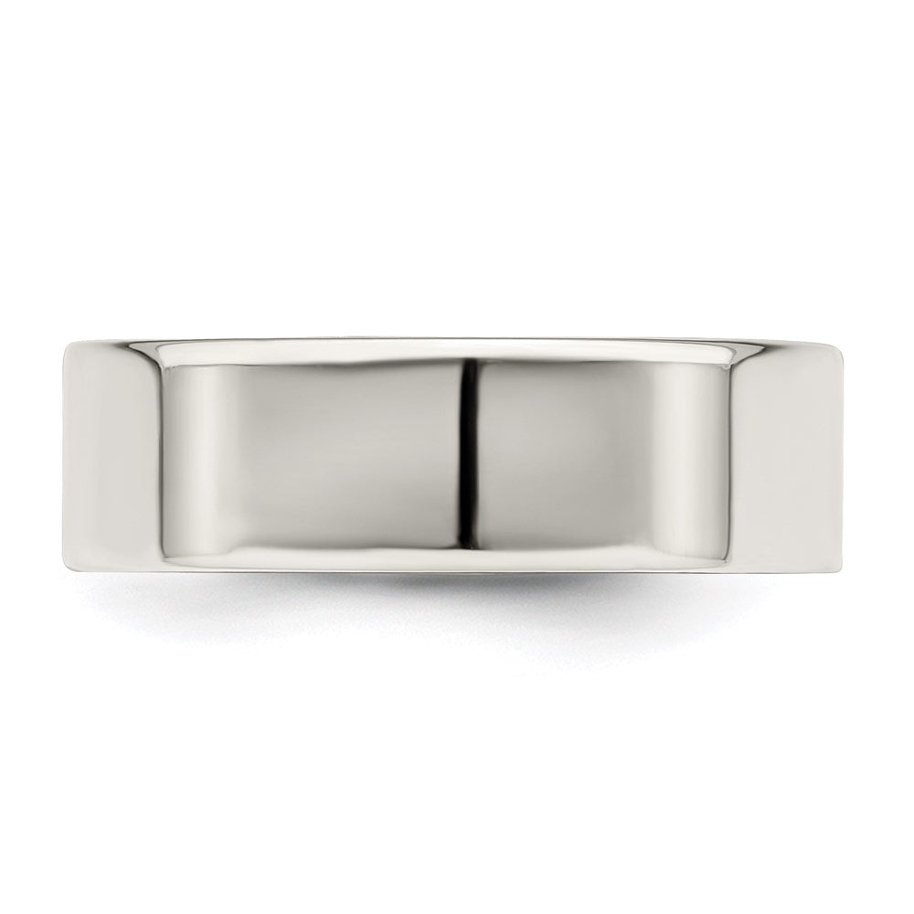 Sterling Silver 6mm Lightweight Flat Size 5 Band