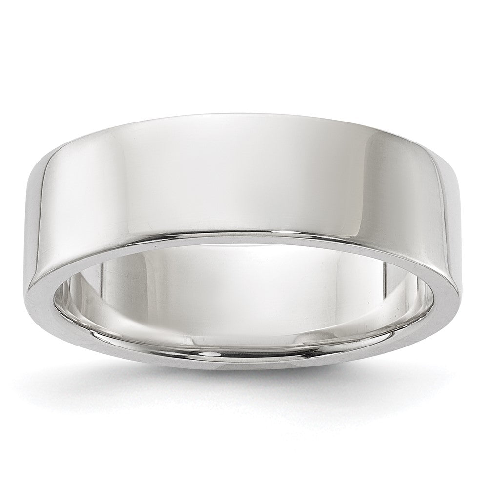 Polished;Engravable;Sterling silver;Lightweight;Flat Band