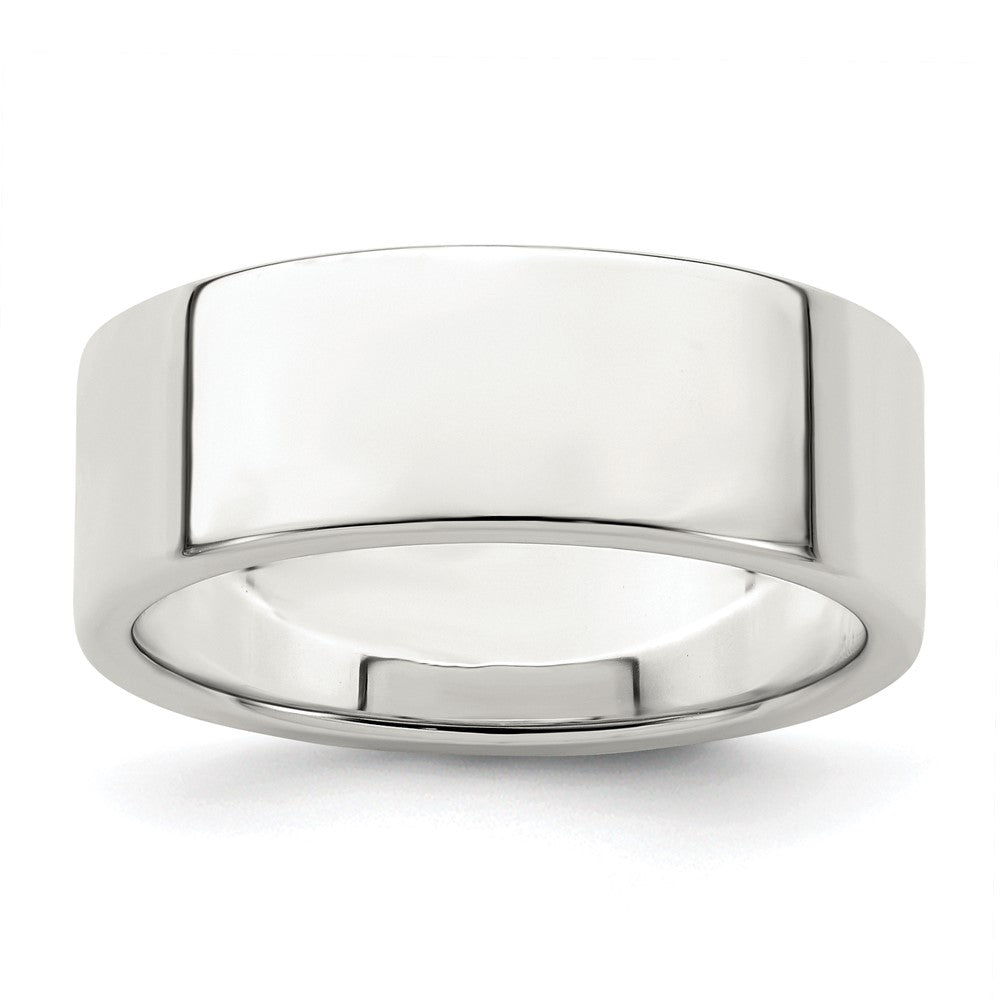 Solid;Polished;Engravable;Sterling silver;Lightweight;Flat Band