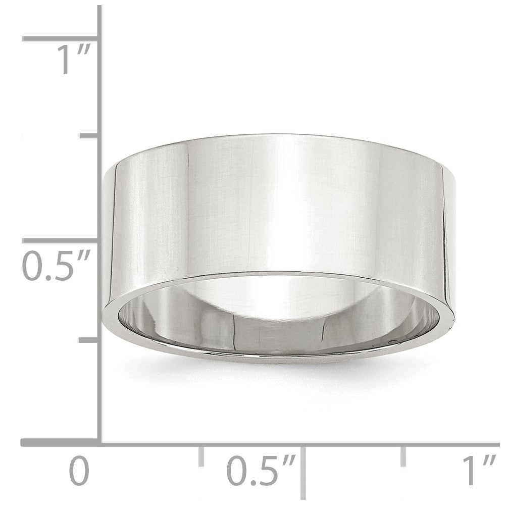 Sterling Silver 9mm Lightweight Flat Size 11.5 Band