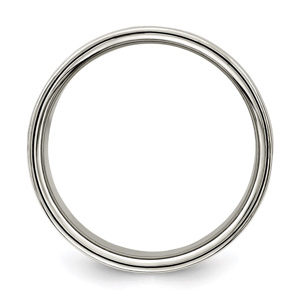 Sterling Silver 10mm Lightweight Flat Size 6 Band
