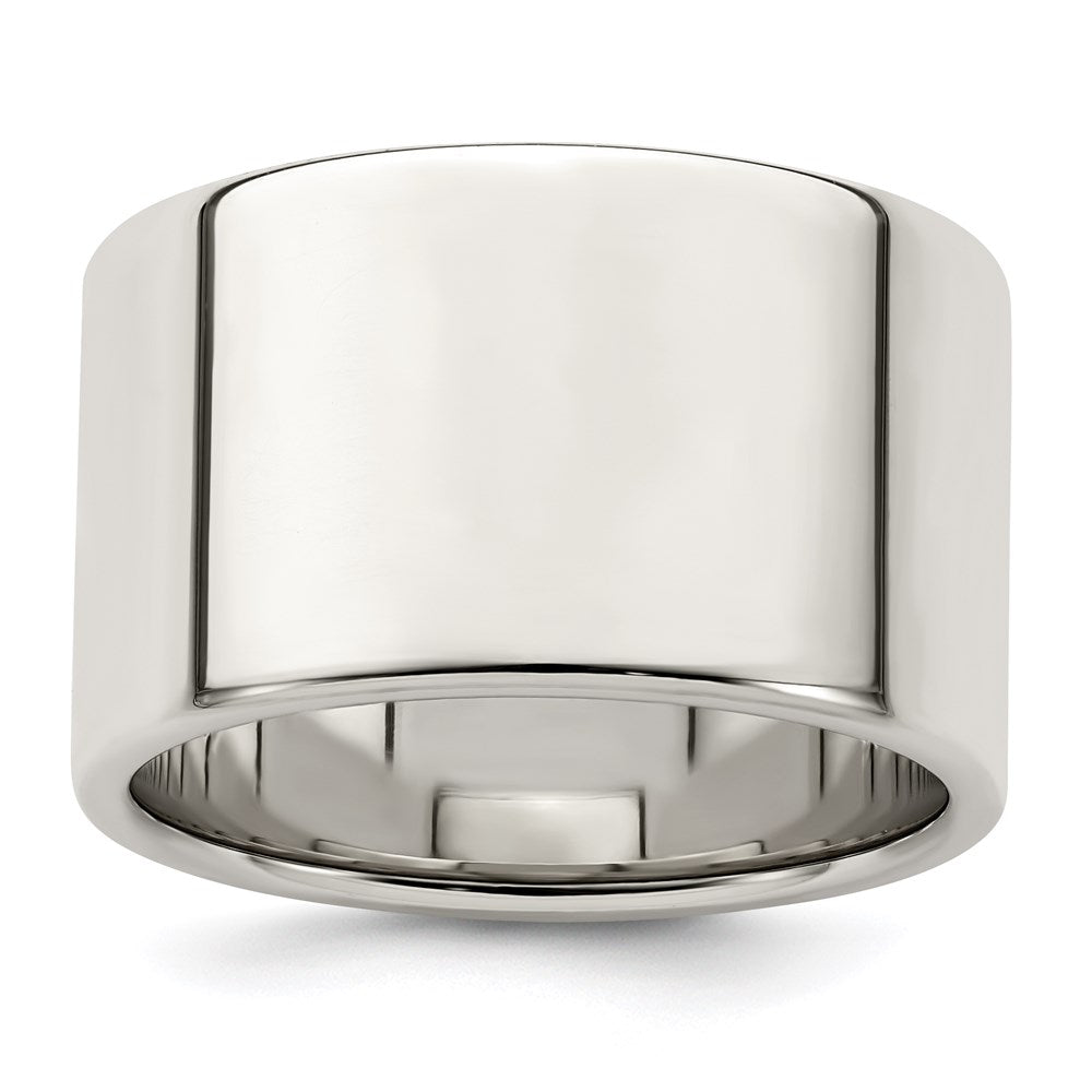Polished;Engravable;Sterling silver;Lightweight;Flat Band