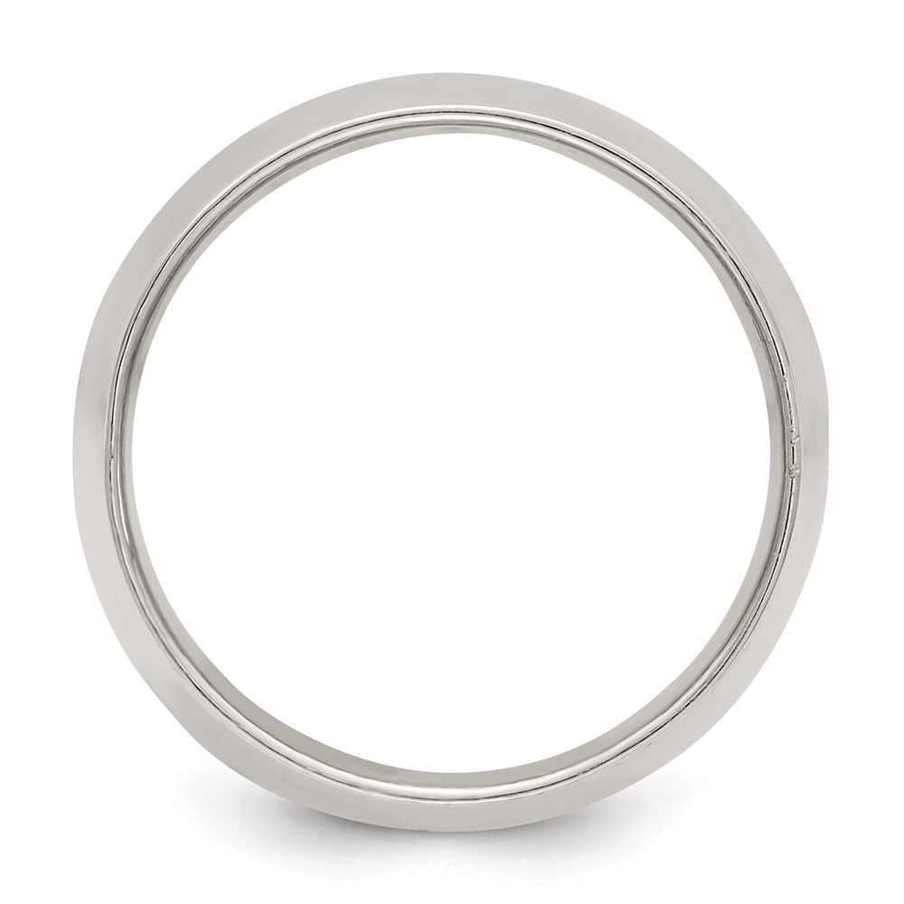 Sterling Silver 12mm Half Round Size 10.5 Band