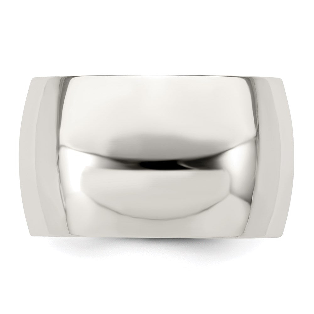 Sterling Silver 12mm Half Round Size 5 Band