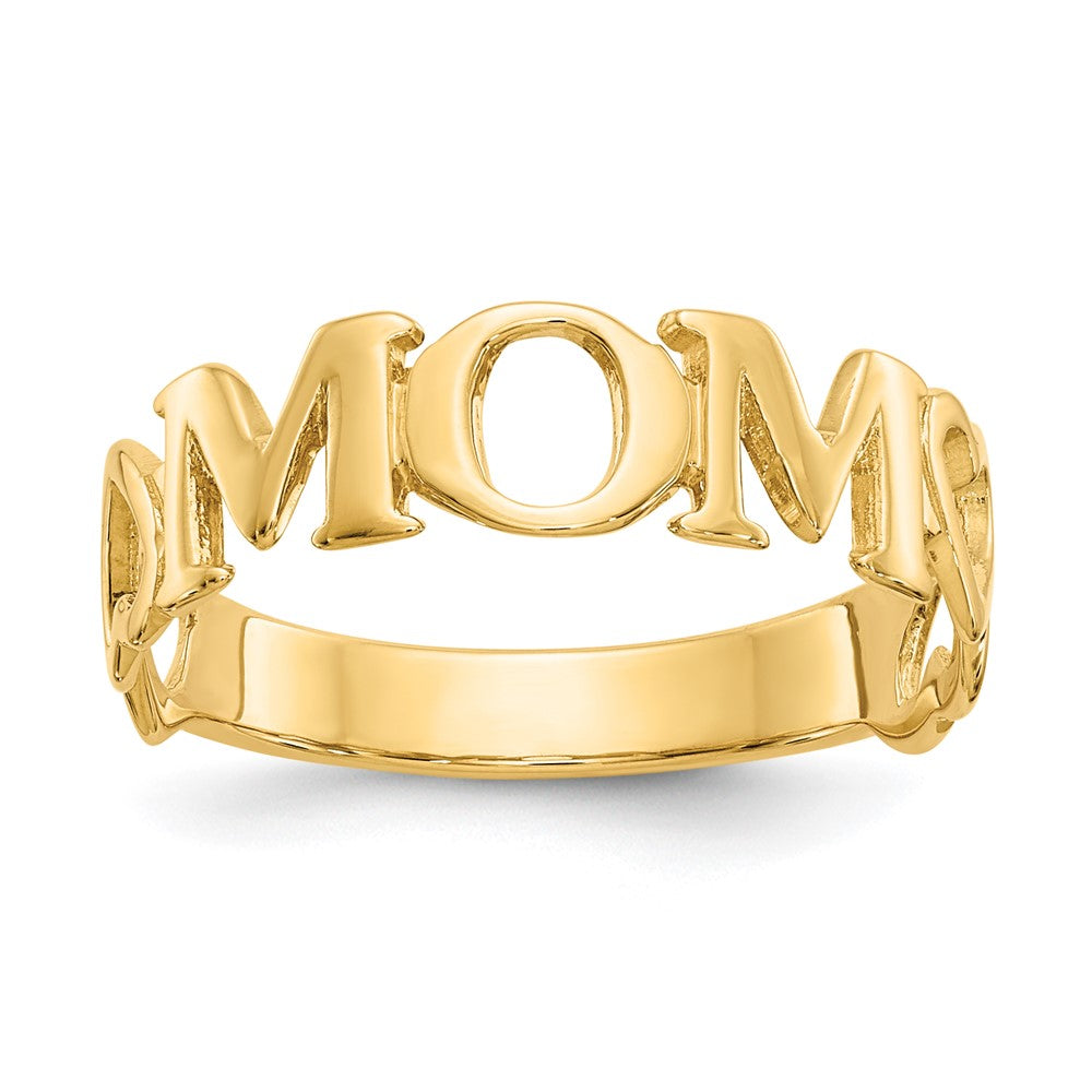 Solid;Casted;Polished;14k Yellow gold