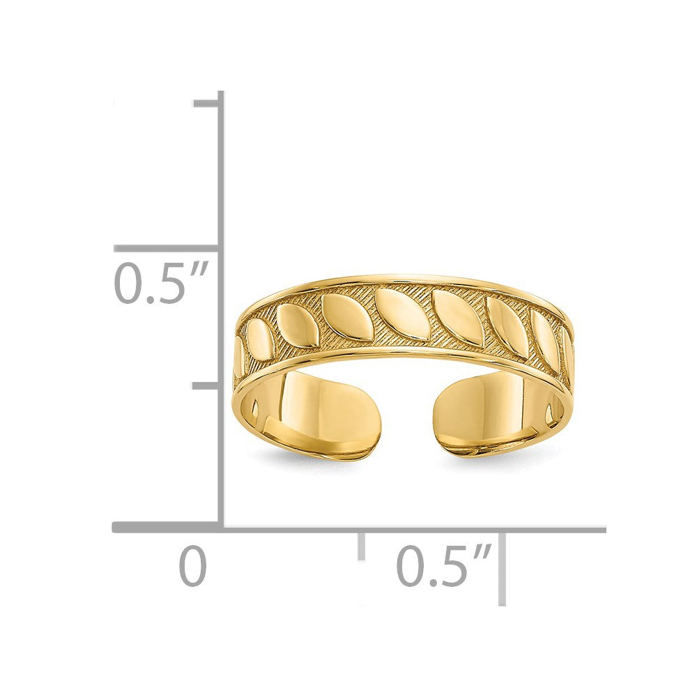 14k Toe Ring